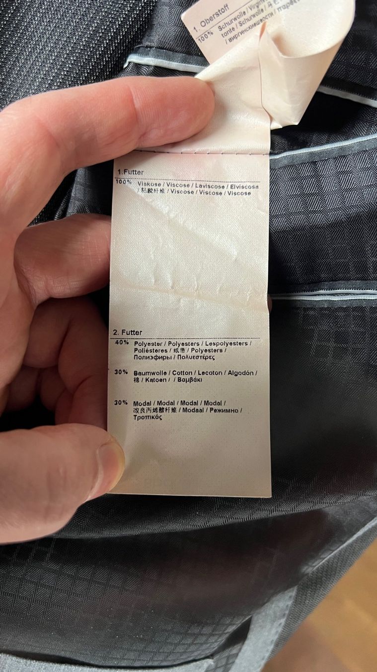Strellson Completi: Strellson-Anzug, Grösse 46, anthrazit – Usato da Schaffhausen venduto da Halu279 4