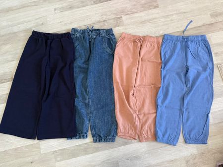 Lot de 4 pantalons pour fille taille 110-116cm
