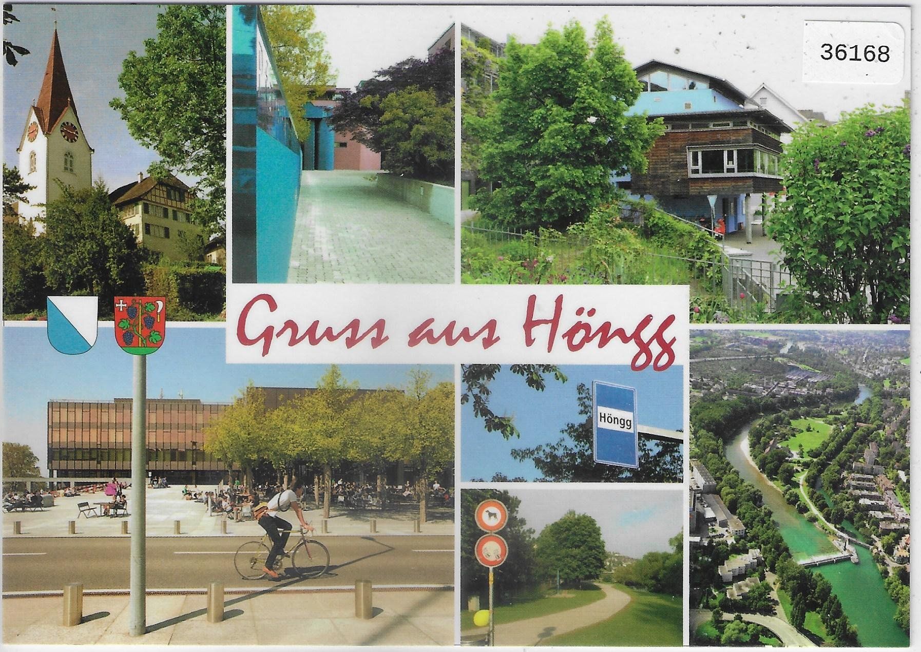 Cartoline postali: Gruss aus Höngg - Multiview – Usato da Ettingen venduto da Kartenplanet