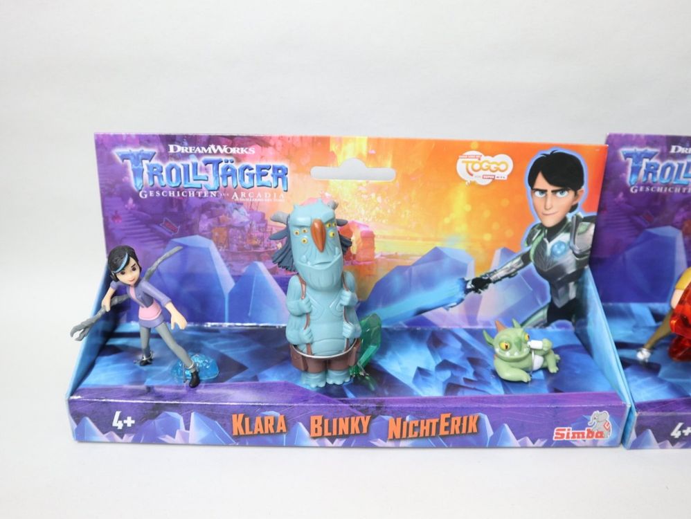 Simba Trollhunters – Set 3 Personaggi: Jim, Bular E Goblin – Action Figure Da Collezione