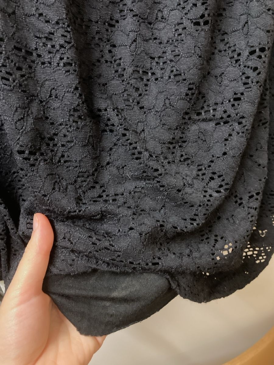 Kleider & Röcke: Freizeitkleid schwarz mit Spitze – Gebraucht aus Urtenen-Schönbühl von alessibas 2