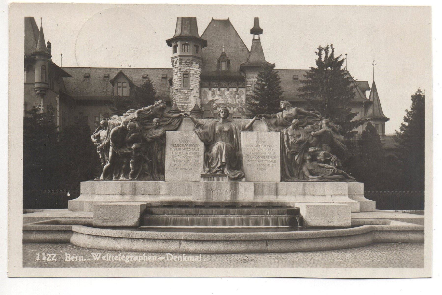 Cartes postales: BERN Welttelegraphen-Denkmal – D'occasion à Jona par philajona