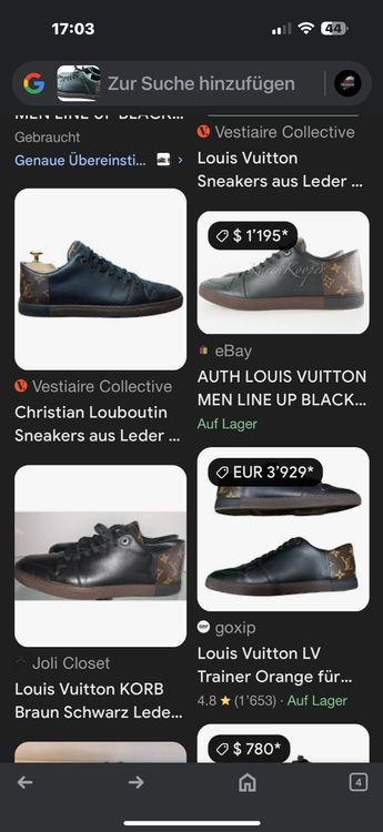 Louis Vuitton Scarpe da uomo: Louis Vuitton Korb Braun Schwarz Herrenschuhe – Usato da Lachen SZ venduto da HelvetiaLuxury 9