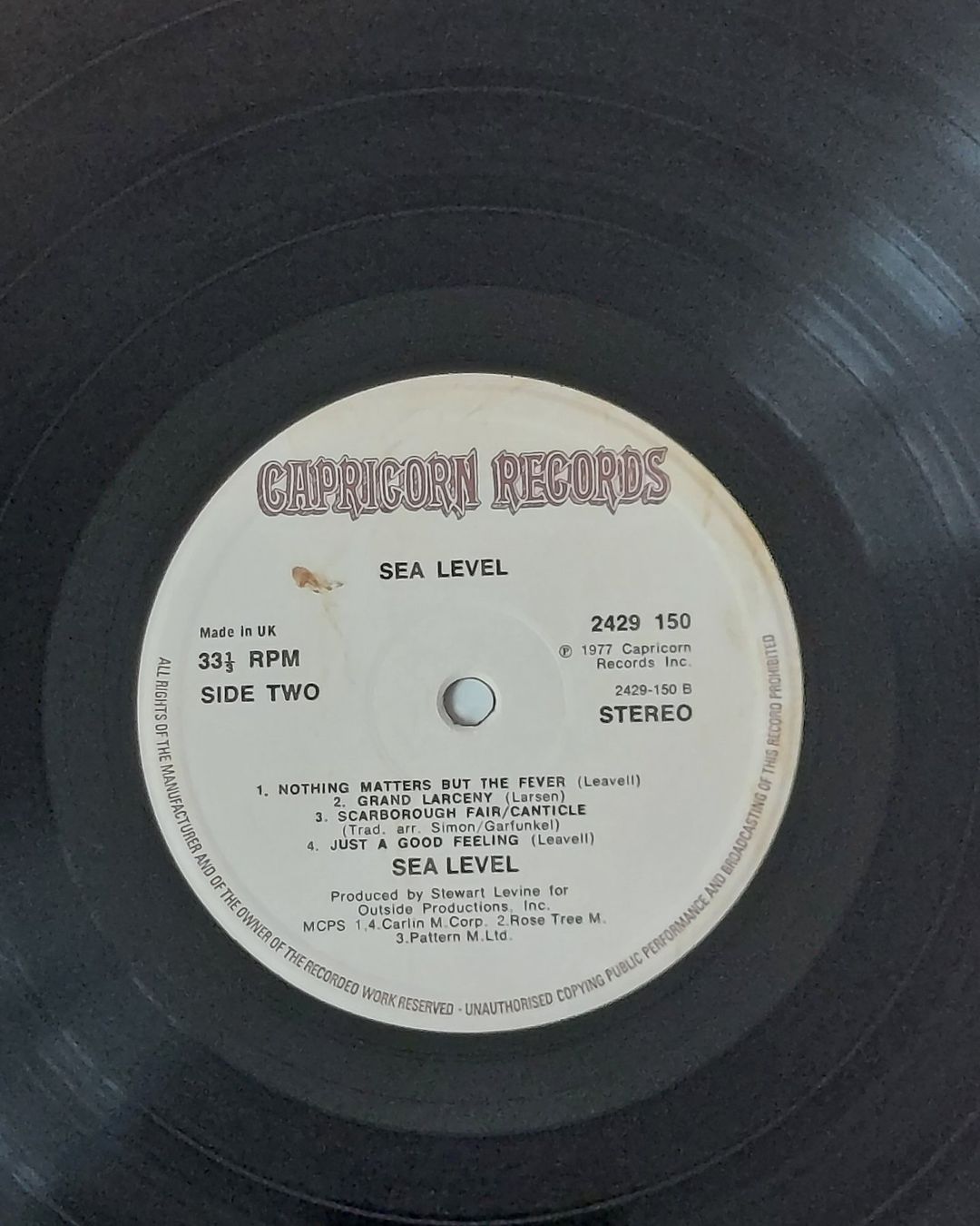 Schallplatten: LP - SEA LEVEL - SEA LEVEL – Gebraucht aus Steckborn von Quo7 2