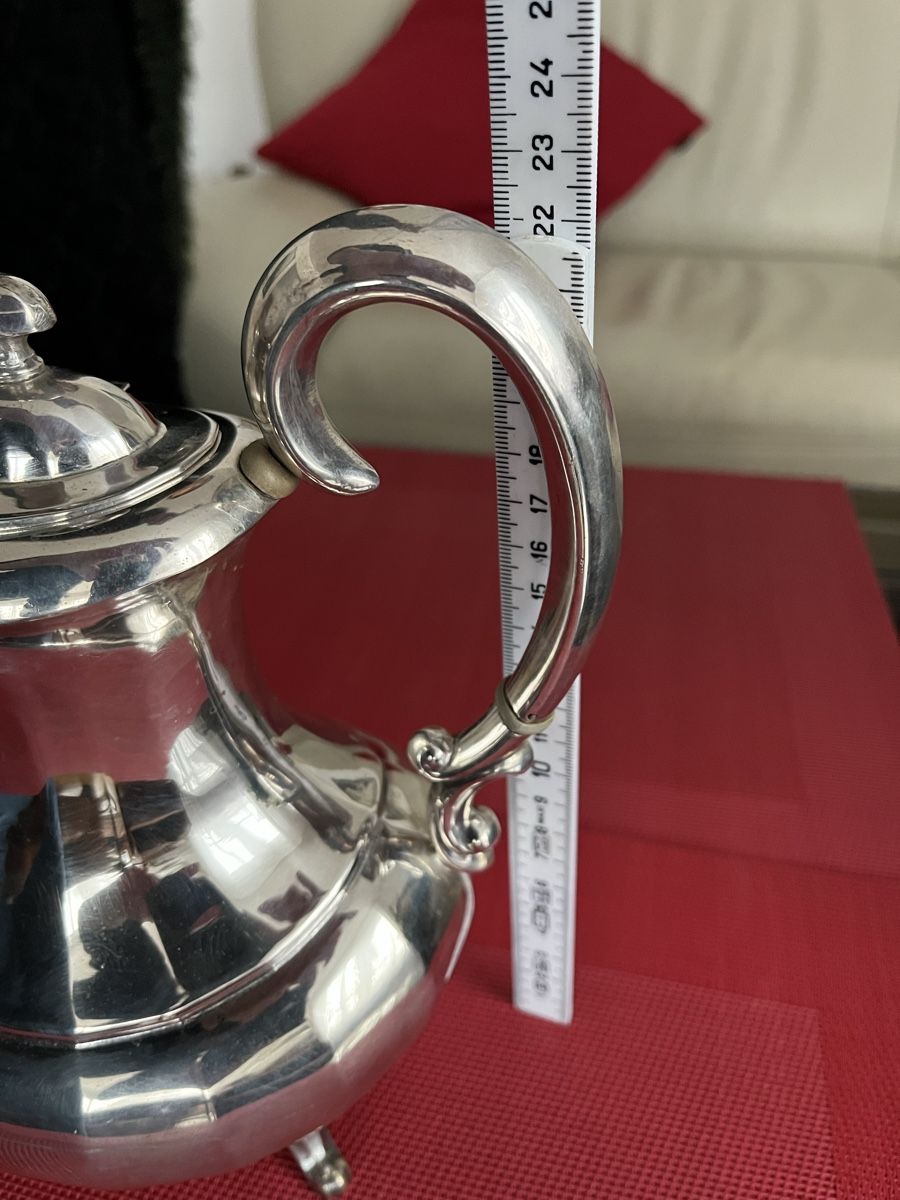 Teiere: alte Kanne Tee Kaffe 800 Silber 825g – Usato da Muri b. Bern venduto da Sugimoto 5