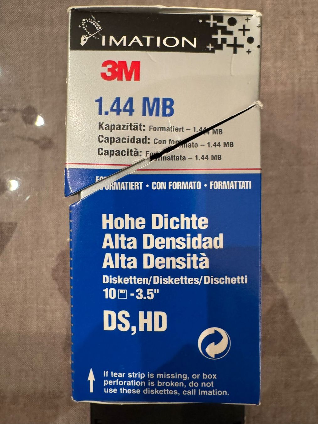 Schallplatten: Pack of 5x Blank IMATION 3M Disquettes High-Density – Neu (gemäss Beschreibung) aus Zürich von aygo_a 3