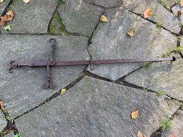 antike Balkenwaage von 1849