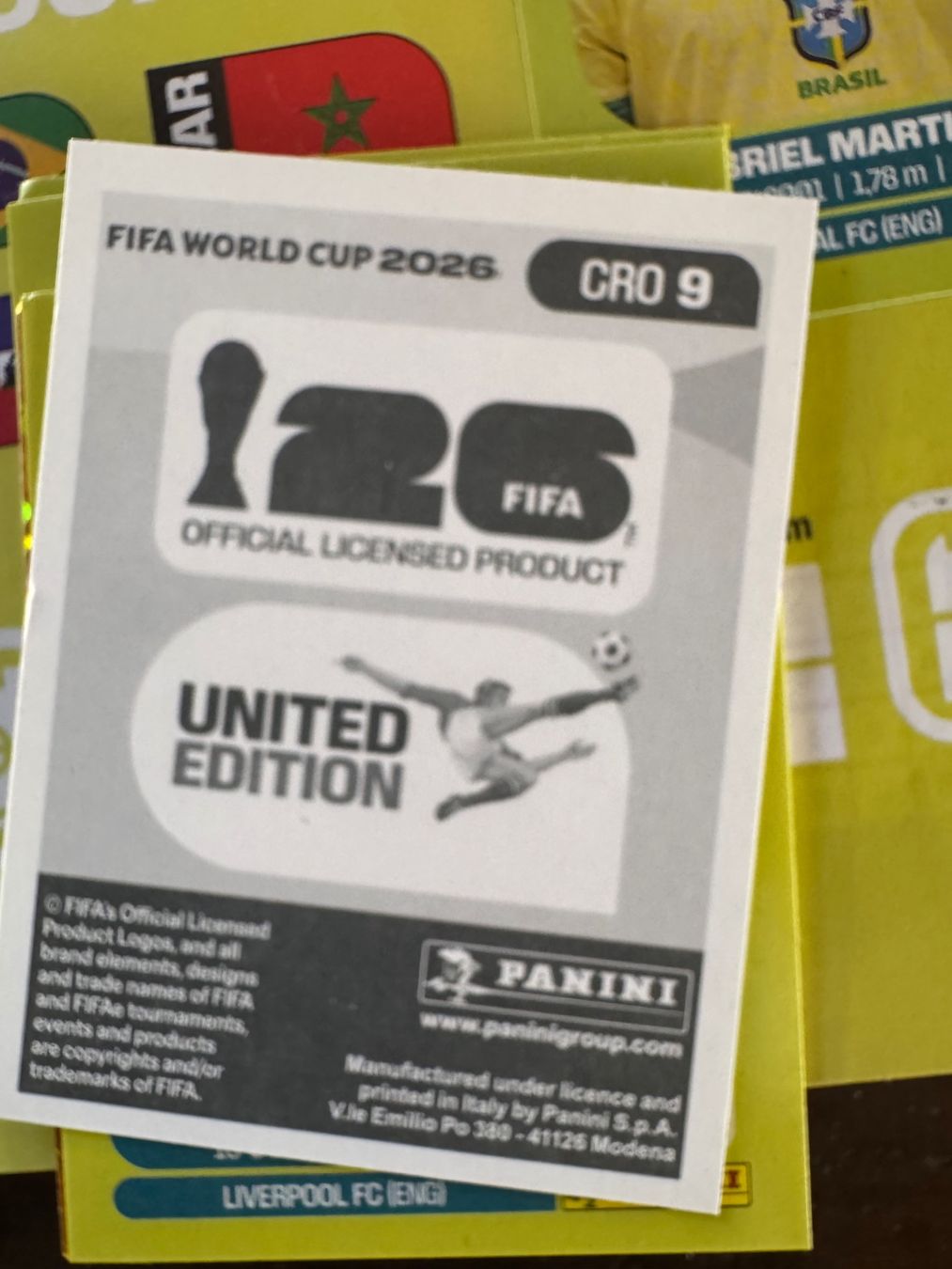 Panini Cartes à collectionner: Panini CRO 9 & viele mehr – Neuf (Voir description) à Herisau par lifestyleenjoy 1