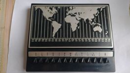 Vintage Adressat Weltkarte für Adressen und Tel Nummern