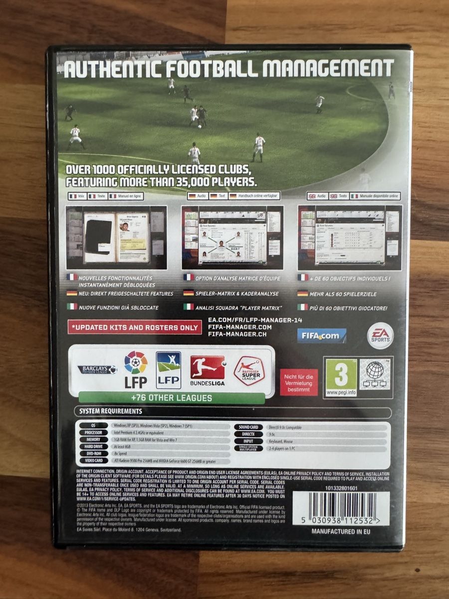 Giochi: Fifa Fussball Manager 14 – Usato da Dättwil AG venduto da mor3ch 2