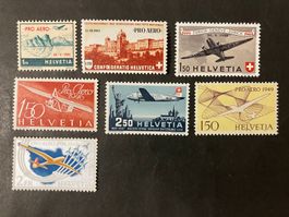 1941/63 Pro Aero, **, 7 Werte, KP 210.--