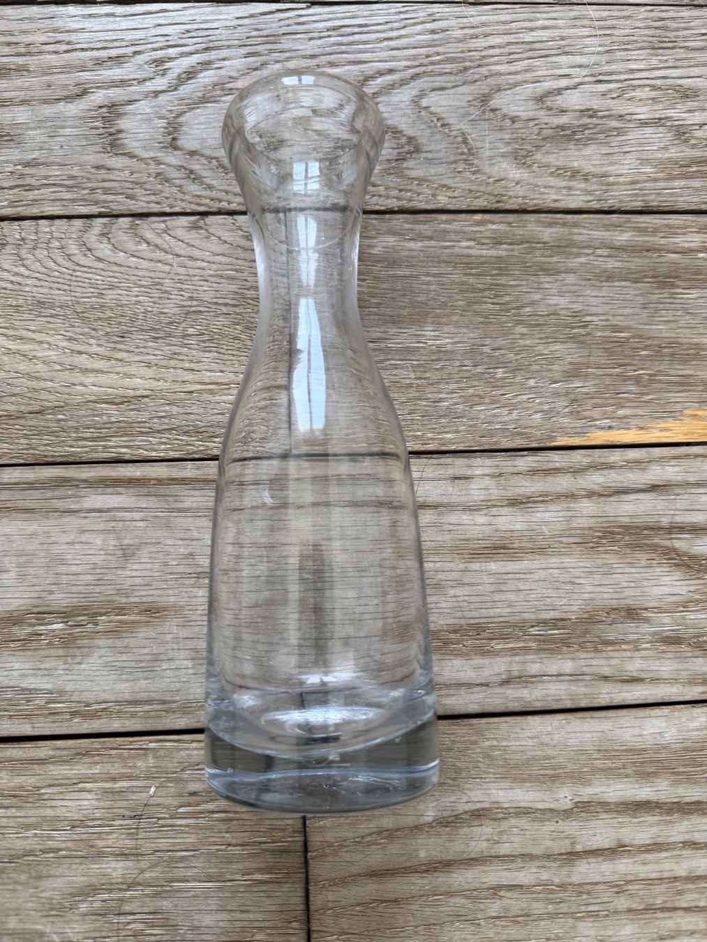 Glasi Hergiswil Caraffe: Antike Glaskaraffe, Hergiswil 2 dl – Usato da Luzern venduto da Mamutpe 1