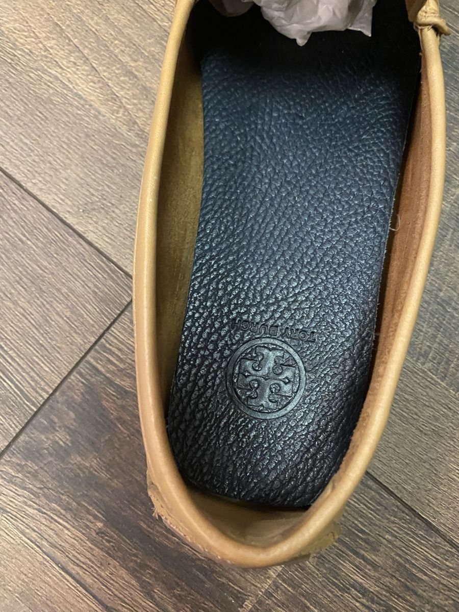 Damenschuhe: Tory Burch Leder Loafer camel 41 neuw – Neu (gemäss Beschreibung) aus Büron von Coerner 3