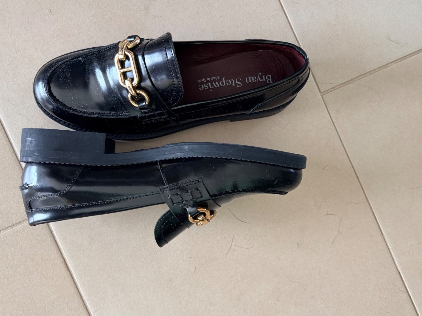 Damenschuhe: Bryan Stepwise - Loafers Schwarz Grösse 36 Damen – Gebraucht aus Basel von sue_dw92 1