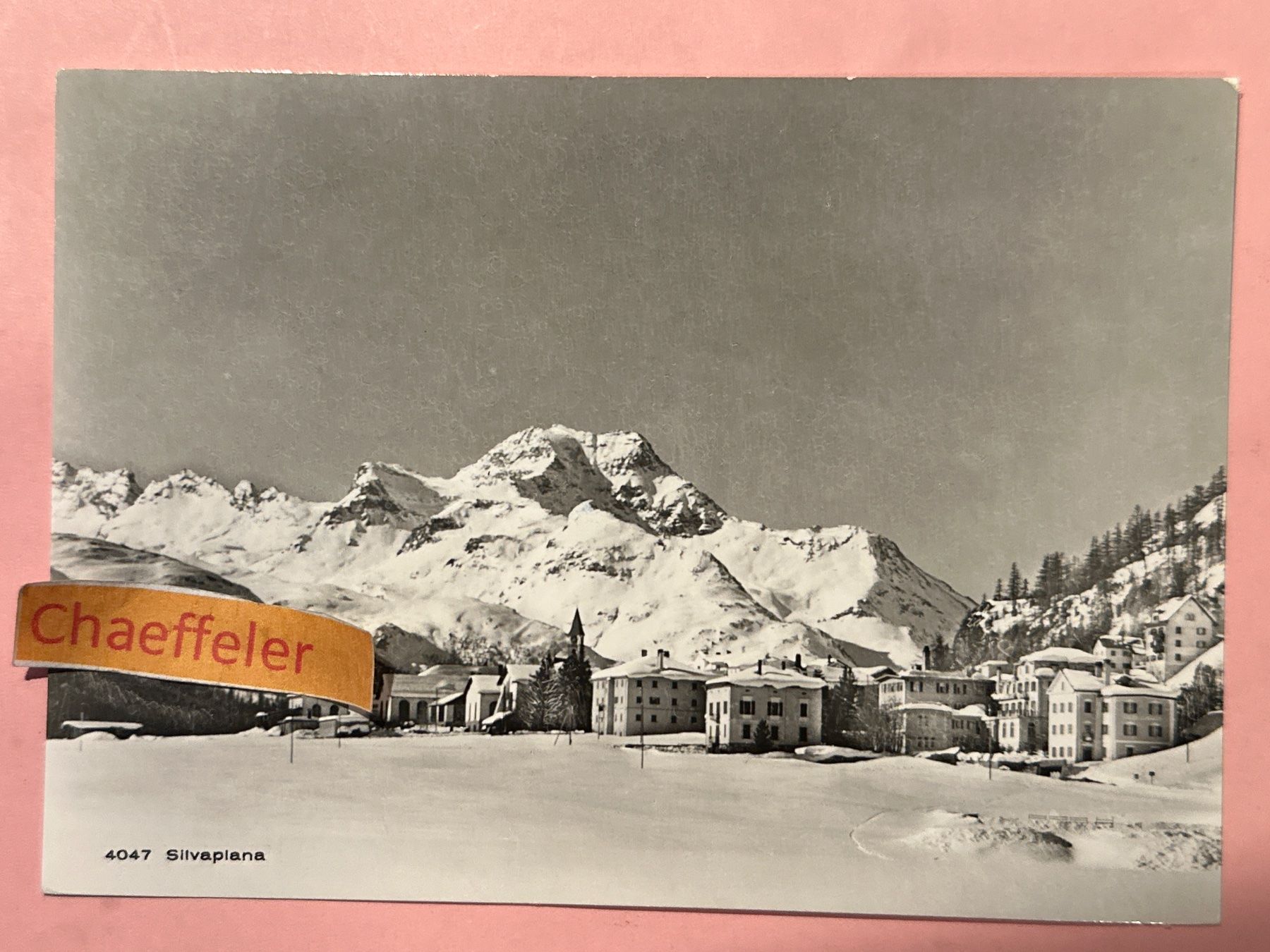 Ansichtskarten: 1960 4047 Silvaplana – Gebraucht aus Zürich von Chaeffeler