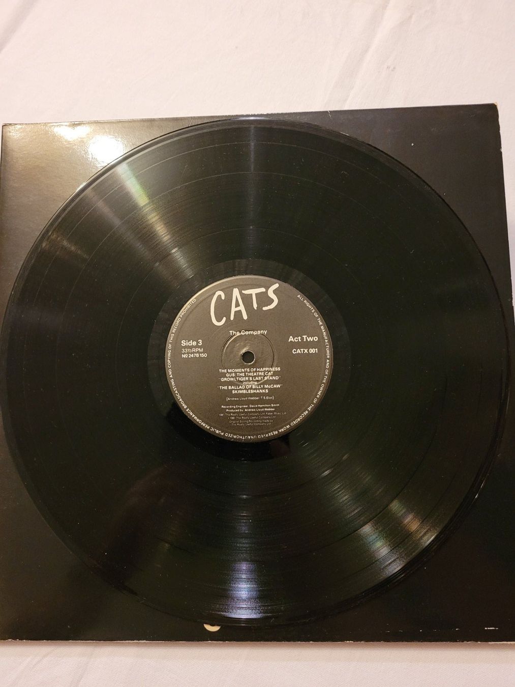 Schallplatten: Vinyle Cats - La comédie musicale – Gebraucht aus la Chaux-de-Fonds von Lampe 6