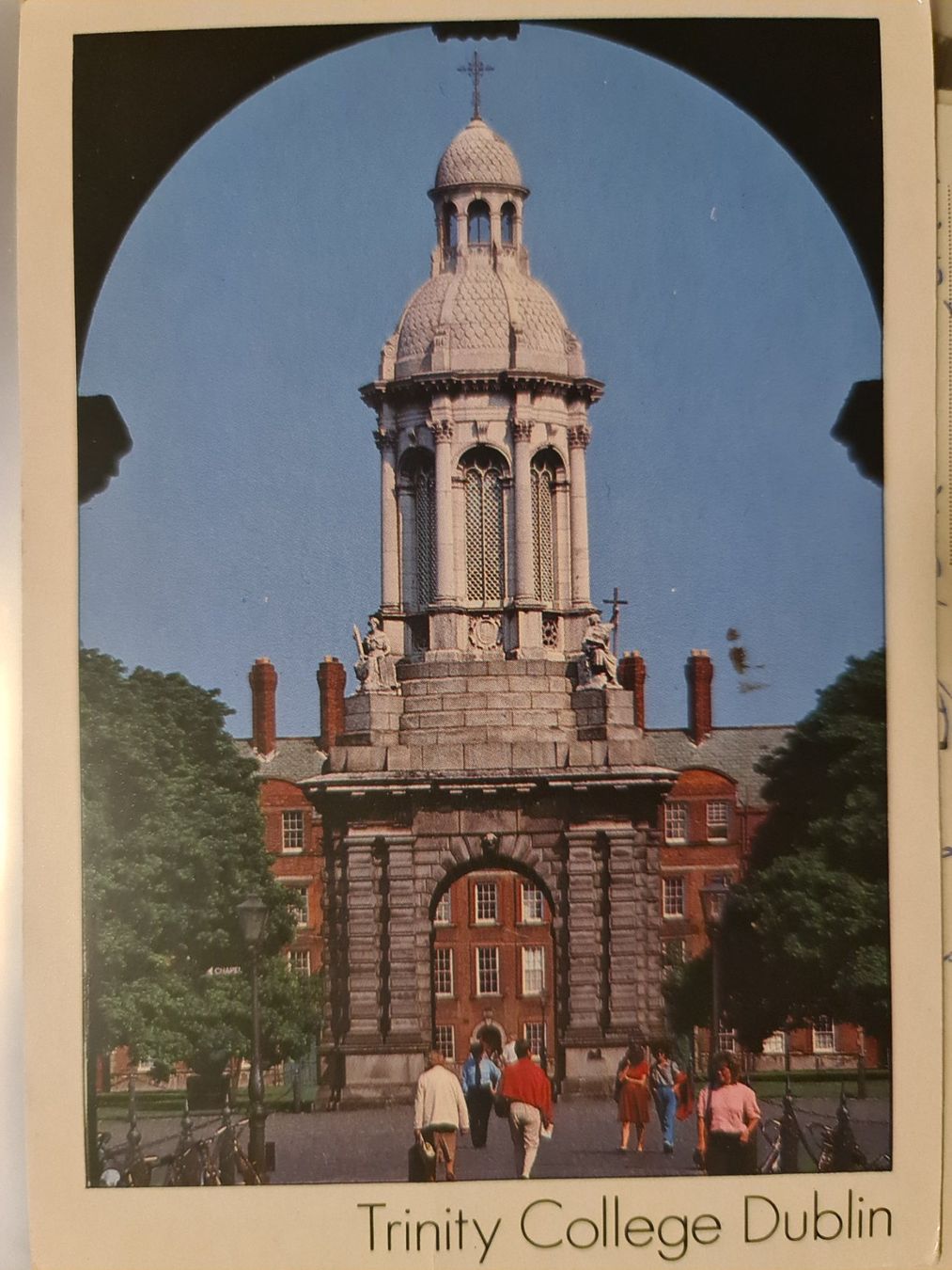Cartoline postali: Ansichtskarte trinity college Dublin Irland – Usato da Dintikon venduto da Vexi