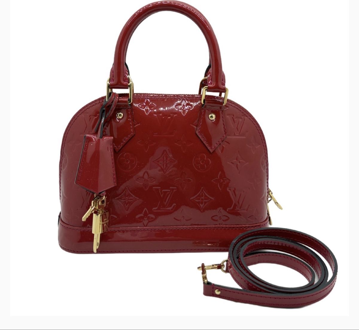 Louis Vuitton Borse: LV Alma BB dark red enamel leather – Nuovo (secondo la descrizione) da Satigny venduto da rii_mh6c