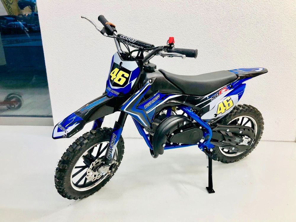 49ccm 2-Takt Motor Für Pocket Bike, Dirt Bike, Pitbike & ATV – Luftgekühlt, Seilzugstart, Inkl. Vergaser & Tank