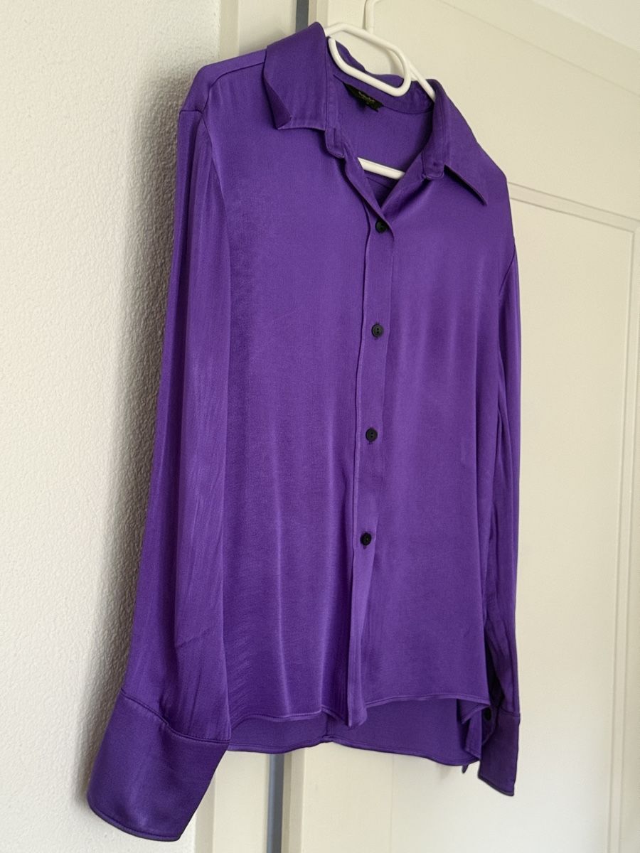 Massimo Dutti Camicette: Massimo Dutti Satin Shirt- Hemdbluse  – Usato da Sion venduto da b2c1cat 1
