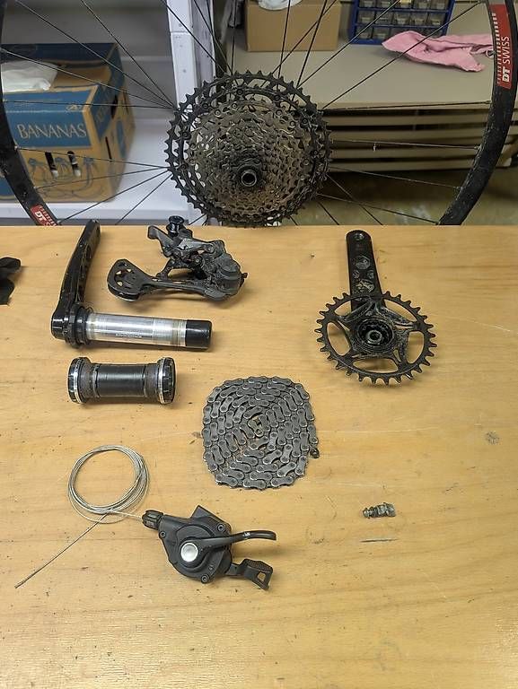 Ersatzteile: Antrieb Shimano XT für MTB – Gebraucht aus Fraubrunnen von Messer11