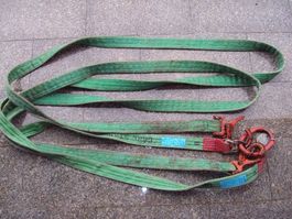 Baugehänge - Krangurten - 2 Gurten à je 6m Länge