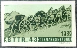 Soldatenmarke 2.WK, Feld Batterie 43, geschn, Wi Art 208-2