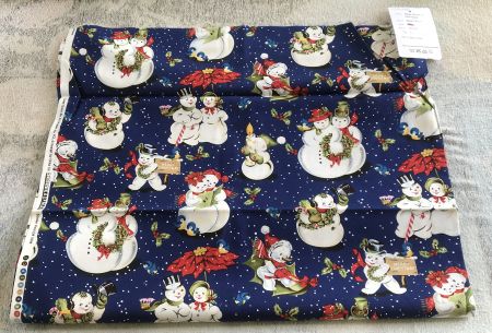 STOFF WEIHNACHTEN CA.115X115CM NEU