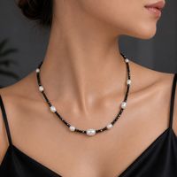 Spinell & Perlen Kette Halskette Collier Halsschmuck NEU