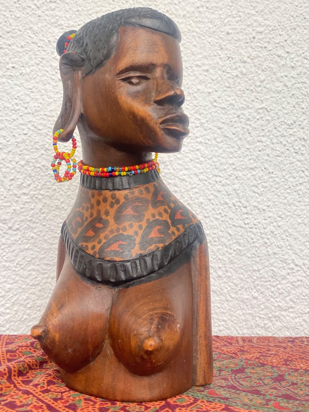 Sculture & Statue: MAMA AFRIKA HOLZ STATUE – Nuovo e nell'imballaggio originale da chiasso venduto da Wulli 2