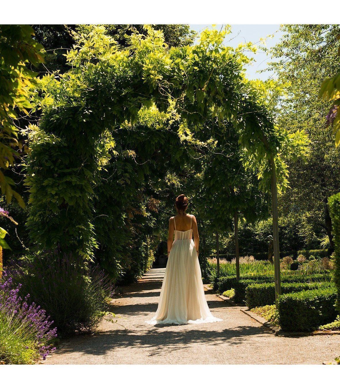 Vestiti: Natürlicher Luxus Seide Hochzeitkleid – Usato da Brütten venduto da Diana098 3