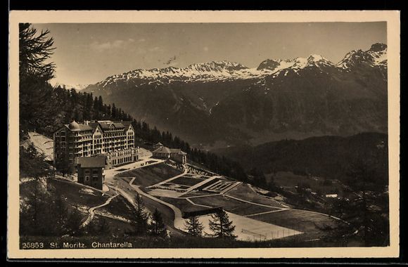 Ansichtskarten: AK St. Moritz, Chantarella – Gebraucht aus Berlin von bartko-reher