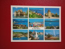 AK Souvenir du Lac Leman mehrbildrig
