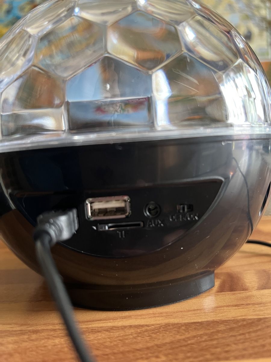 Lampade: Renkforce Disco Ball Bluetooth con altoparlante integrato – Nuovo e nell'imballaggio originale da Dino venduto da ani_ypr9 3