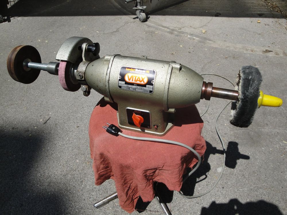 Drehmaschinen-Schleifmaschine 350W - Vibrationsarmer Polierer Für Werkbank Mit 0-10000 U/min - Ideal Für Holz & Metall