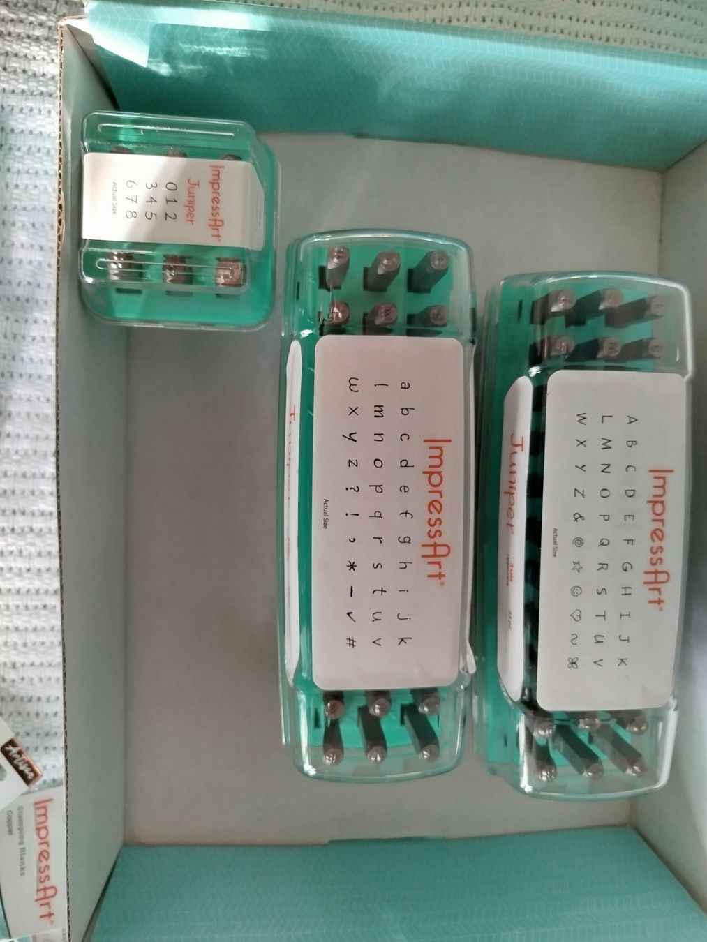 Timbri: ImpressArt Letter Set Bundle Juniper, Hand Stamping Set! – Usato da Gränichen venduto da karthu 4