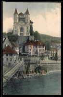 AK Aarburg, Evang. Kirche und Burg