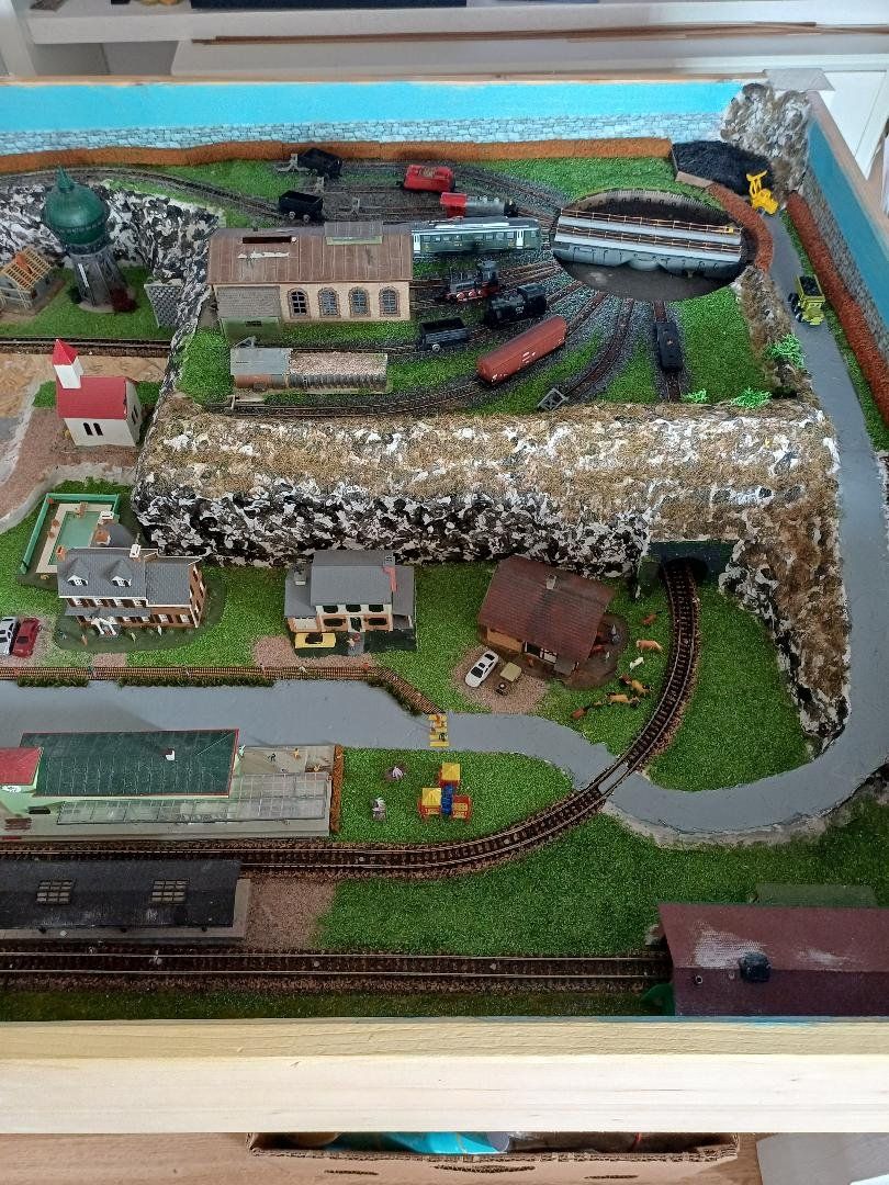 Modellini di ferrovie: maquette train N à finir – Usato da Pâquier-Montbarry venduto da PaulT 2