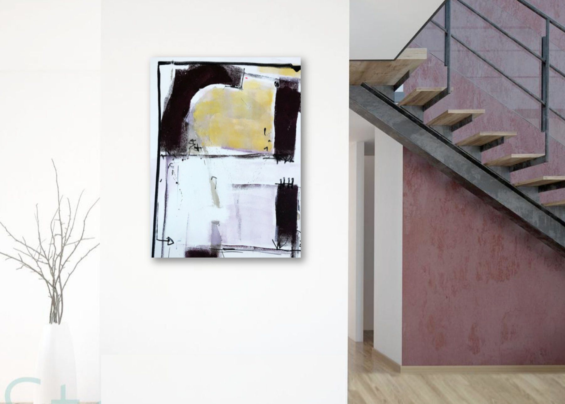 Poster & Bilder: Expressionismus Modern Art Kunst Abstrakt Bild Urban Whatcha – Neu (gemäss Beschreibung) aus St. Niklausen LU von Stefan_Bammert_Art 1