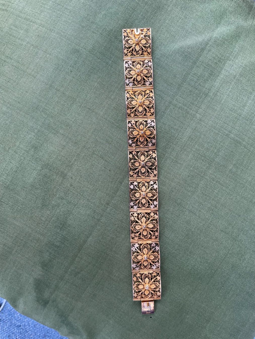 Bracciali & Braccialetti: Antikes Armband 800er Silber ca.1920 – Usato da Basel venduto da cielHiro 1