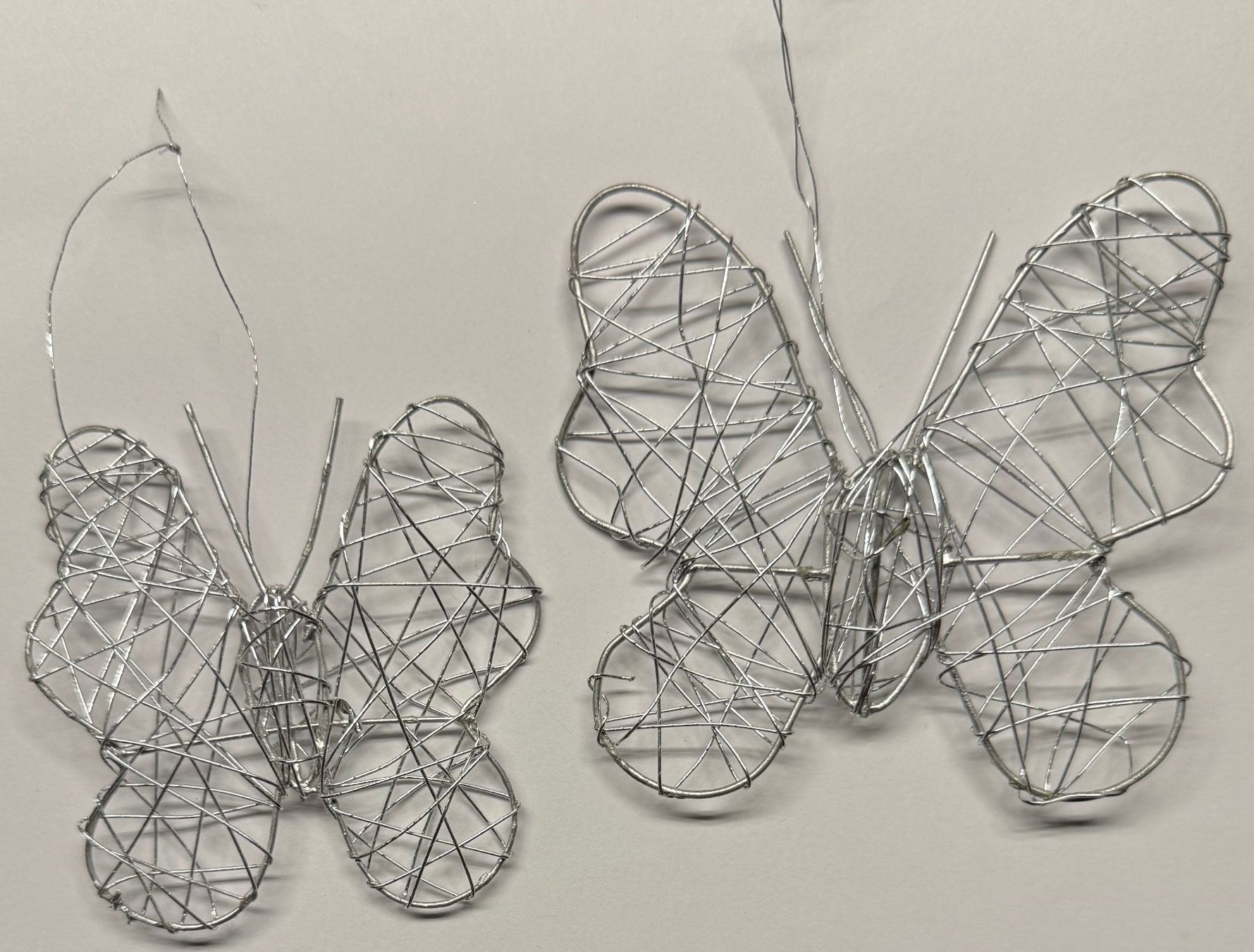 Alle Dekorationen: Schmetterling aus Draht silber 7.5cm – Neu (gemäss Beschreibung) aus Zäziwil von kreative-ideen 1