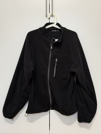 Big Bear Fleecejacke schwarz Grösse M