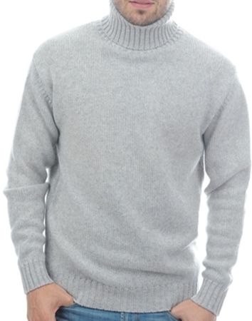 Balldiri 100% Kaschmir Pullover Rollkragen Herren 10-fädig