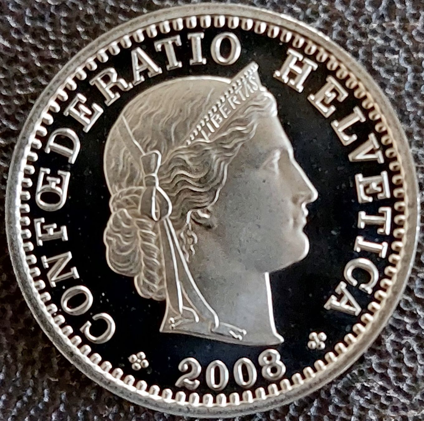 Tutti le monete: 20 Rappen 2008 stgl. / aus Münzsatz – Nuovo (secondo la descrizione) da Arch venduto da coinsandmore