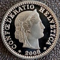 20 Rappen 2008 stgl. / aus Münzsatz