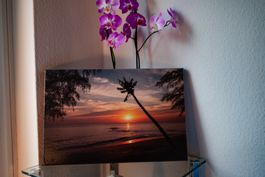 Canvas photography of a sunset in Vietnam