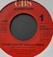 Vinyl-Single Jennifer Rush - I Come Undone