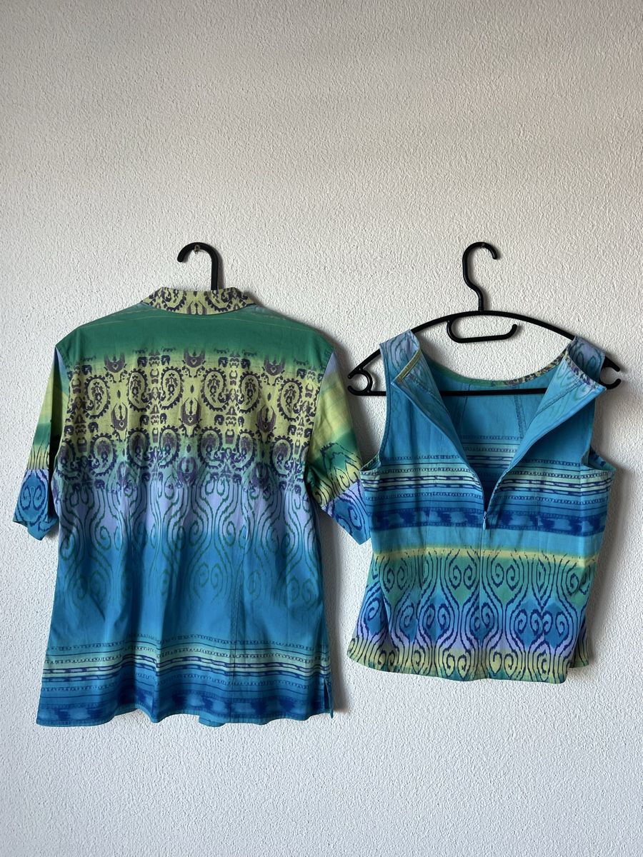 Aigner Camicette: Aigner Sommer Set, Bluse & Top, Gr. 36 Vintage – Usato da Langenthal venduto da Alperose_5 2