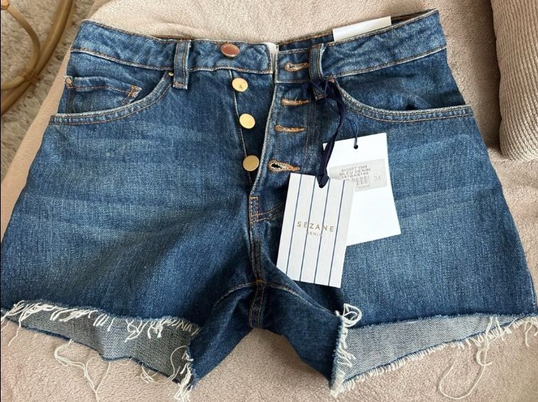 Sezane Jeans: Neue Sezane Jeans-Shorts, Gr. 34 – Neu (gemäss Beschreibung) aus Schenkon von mei_p727