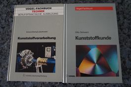 2 Fachbücher über Kunststoffverarbeitung und -Kunde